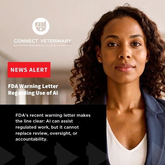 What FDA’s Latest Warning Letter Means for Animal Health Companies Using AI